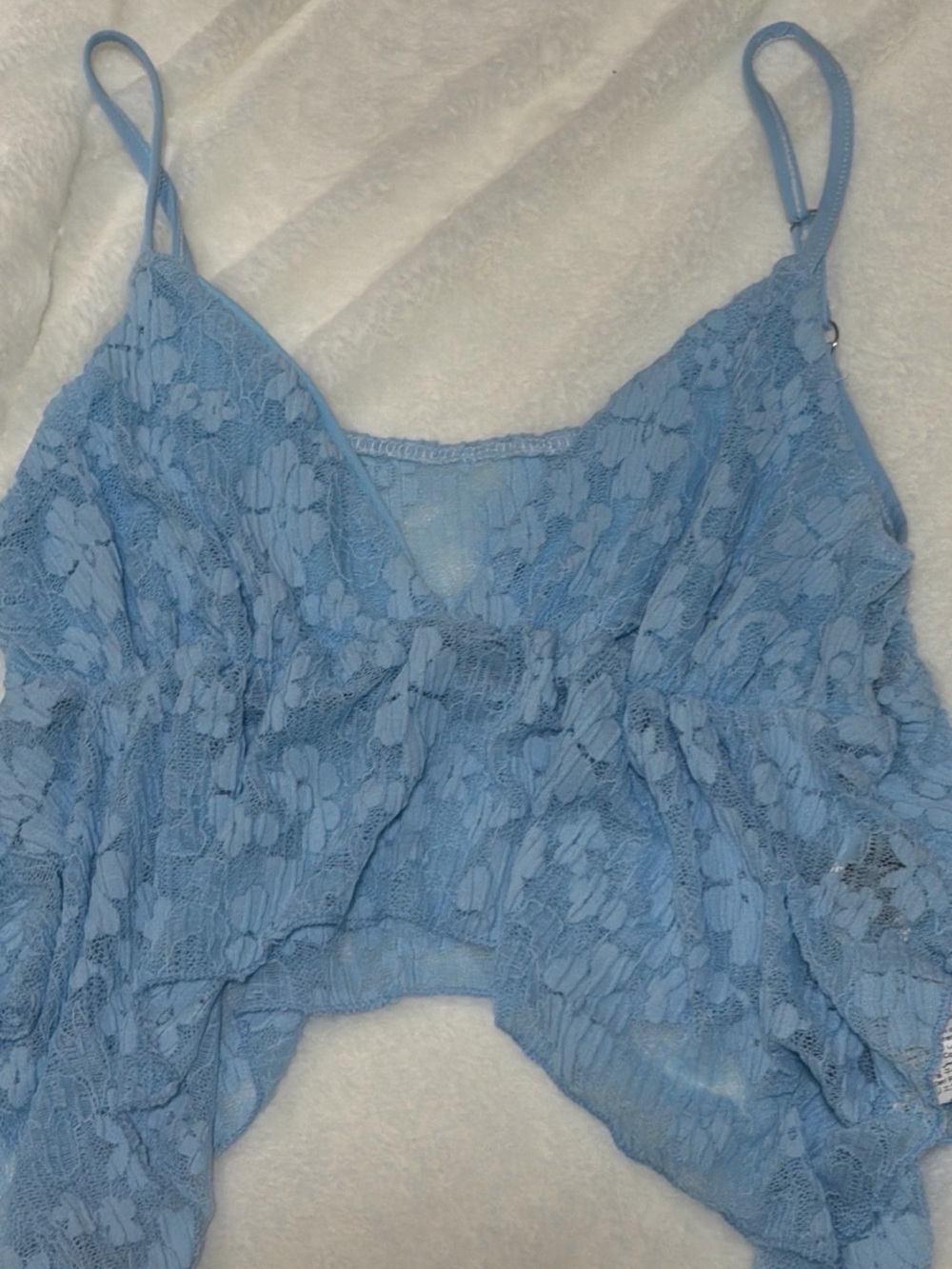 Light Blue Lace Camisole Tank Top - Women Intimates & Sleepwear